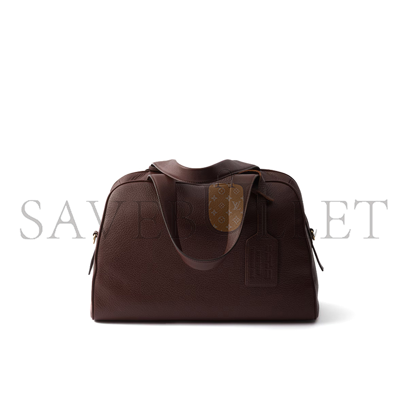 PRADA LARGE LEATHER TOP-HANDLE BAG 1BB148 (33*22*14cm)